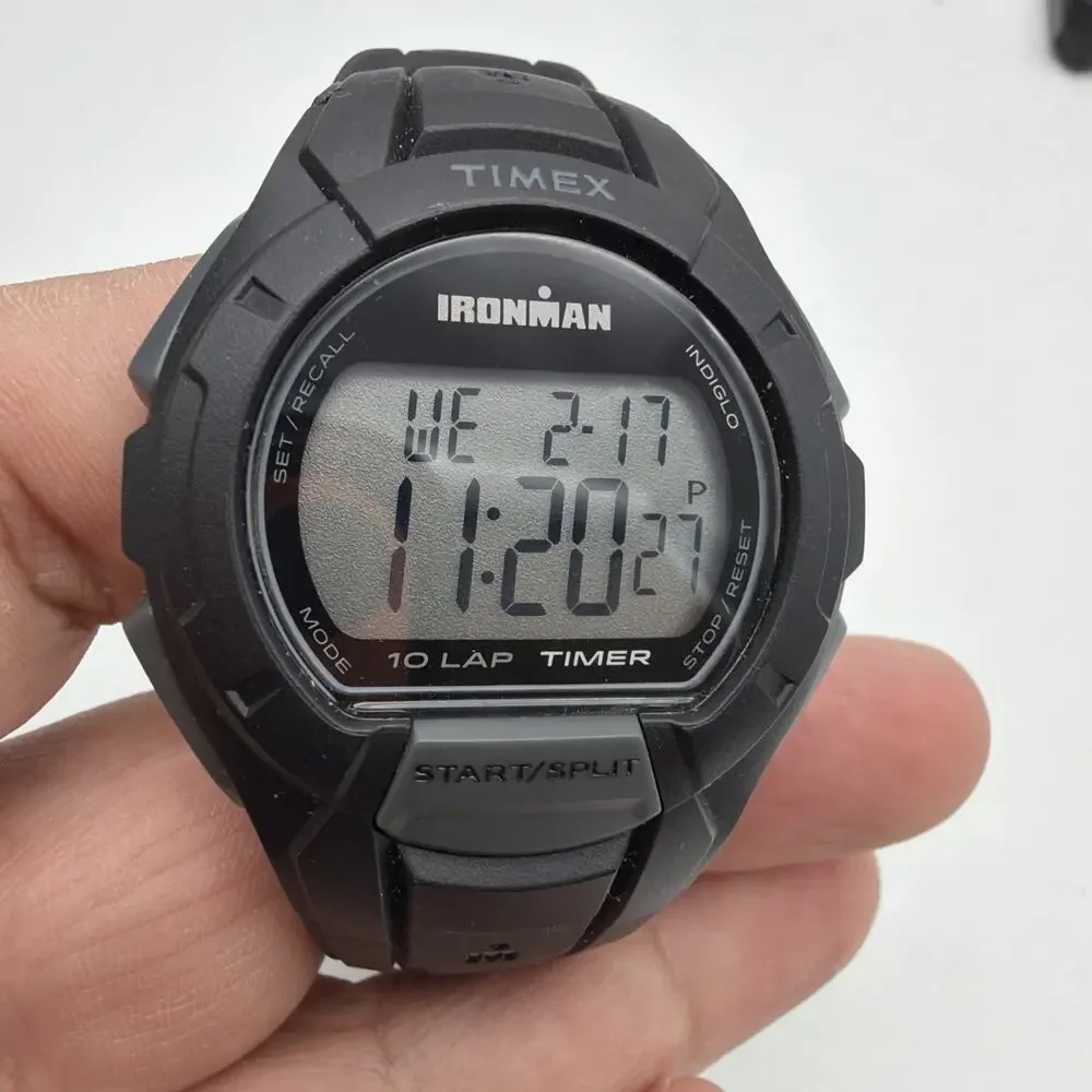 Timex Ironman TW5K94000 10 Lap Digital Men’s Watch - New Battery!